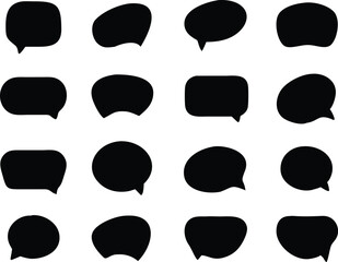 Speech bubbles collecion. Vector illustration