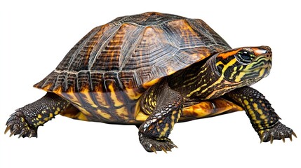 Fototapeta premium turtle on a white background
