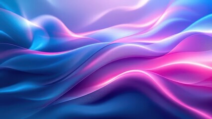 Abstract Wave Design of Dynamic Fluid with Blue Violet Gradient Background Texture