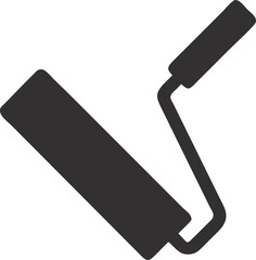 Paint roller simple icon. Vector illustration