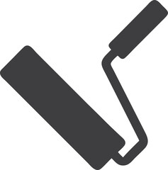 Paint roller simple icon. Vector illustration