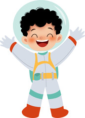 Happy Astronout kid
