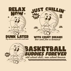 Chill Basketball Vibes with Timeless Court Friends