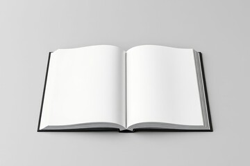 Open Book Mockup Blank Pages Ready