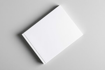 Blank White Book Mockup