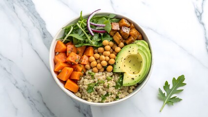 salad with vegetables