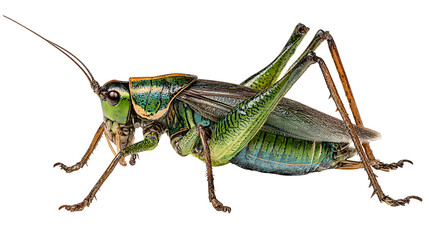 Vibrant Green Katydid Closeup Detailed Insect Macro Photography