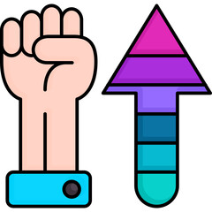 Motivation Spectrum Icon