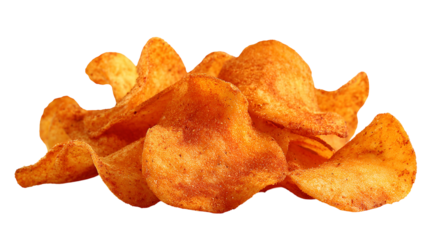Crispy Spicy Potato Chips Delicious Snack
