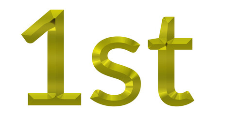 Obraz premium golden text 1st poison