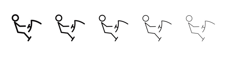 car driver icon black and white vector sign