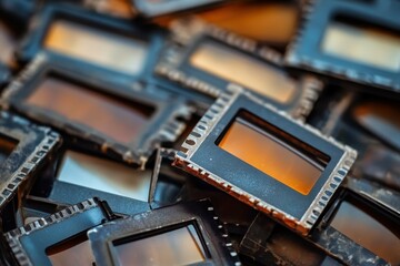 ultra quality picture of empty camera film photo frames