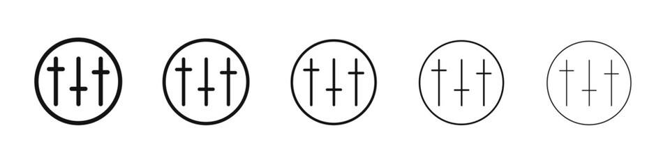 Control panel icon black and white vector sign