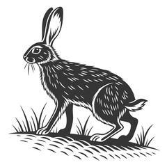 vector illustration of a rabbit