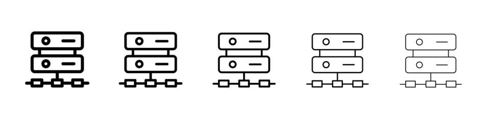 Data Recovery icon black and white vector sign