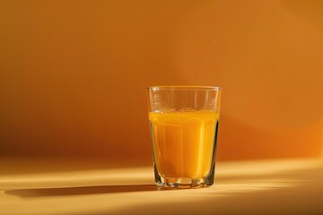 Pixel Perfect Picture of Front View Glass with Juice Copyspace