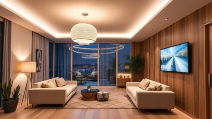 Futuristic smart home automation system with voice control