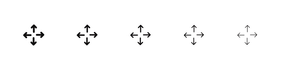 Drag and drop icon black and white vector sign