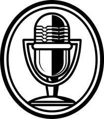 microphone icon vector illustration