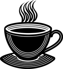 cup of coffee with steam