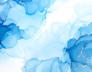 Obraz premium watercolor texture, blue, Generated image