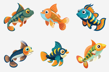Cute Animated Fish Design Showcase