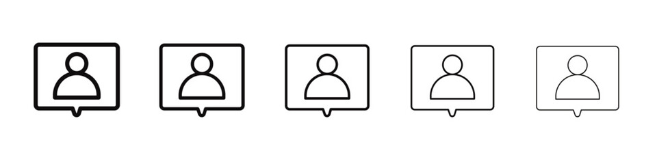 Follower icon black and white vector sign