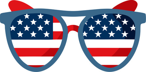 USA Patriot Sunglasses Vector Design
