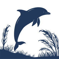 Dolphin Jump Silhouette