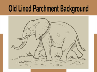 Old Lined Parchment Background