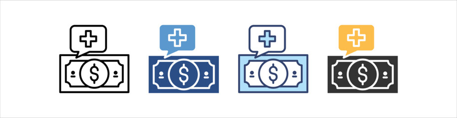 Fototapeta premium Medical Expense Icon