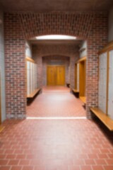 Empty passage in university