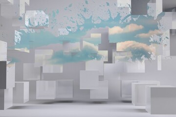 Splash showing cloudy sky