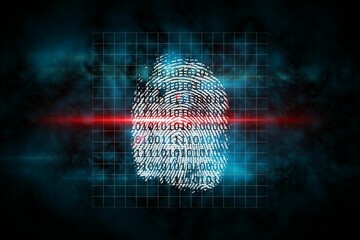 Digital security finger scan
