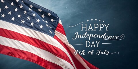 Happy independence day usa flag 4th of july