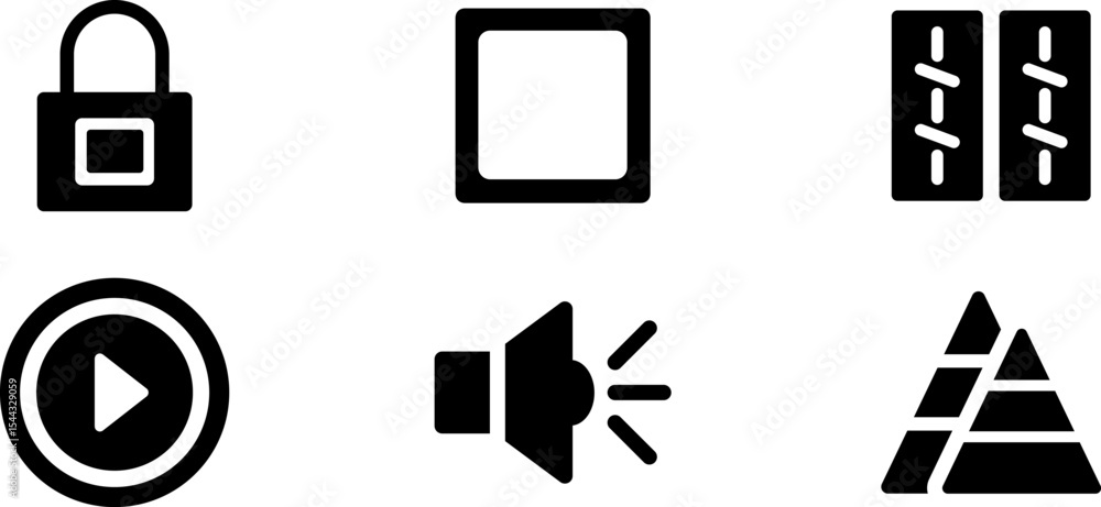 Poster Modern Rounded Filled Android App Icon Set