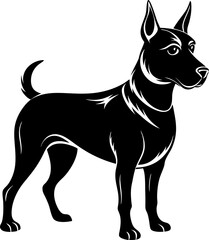 vector illustration of a dog