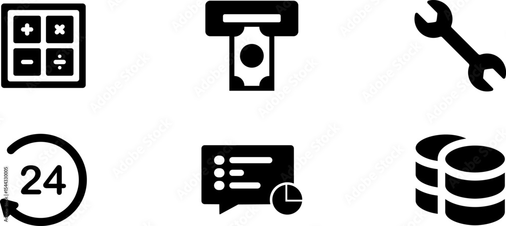 Poster Modern Rounded Filled Android App Icon Set