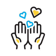 Vector multi color icon for Kind