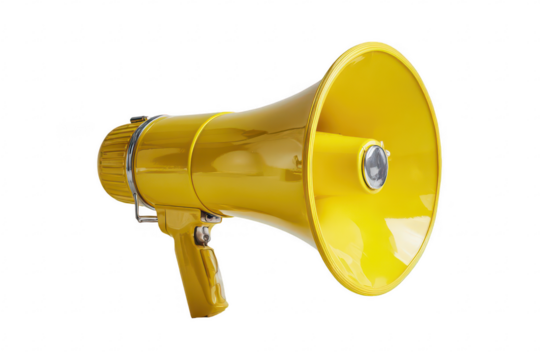 Yellow Megaphone Public Address (3)