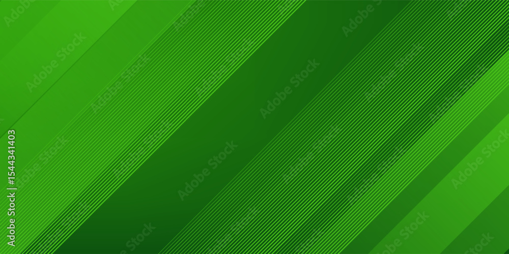 Poster abstract green sporty background template vector with shiny lines and lights. green background with 