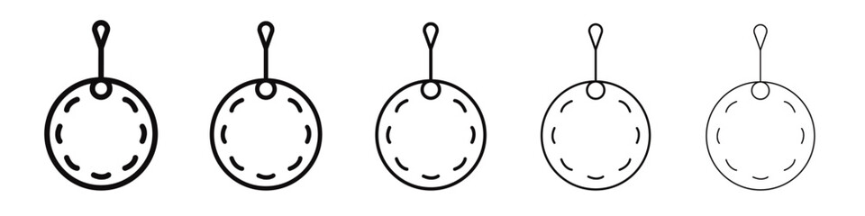 Price tag icon black and white vector sign