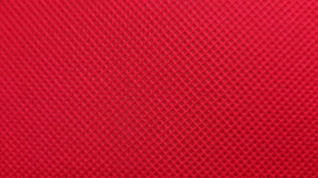 4K horizontal video of seamless retro wallpaper design with red textile patterns, textured fabric grids, mesh dots, and linen cloth illustration