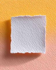 Textured Old Paper Background in Warm White and Orange Hues