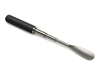 Fototapeta premium Telescopic shoe horn with rubber handle on transparent background