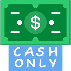 Cash Only Icon
