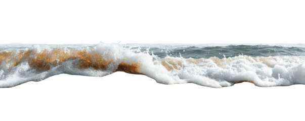 Ocean Waves Crashing Shore