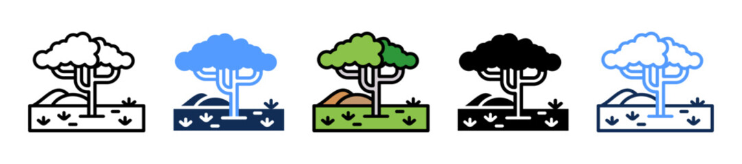 Savannah multiple icon