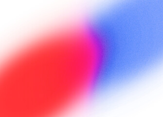 Grainy multicolor gradient shape cutout on transparent background, purple blue red vibrant color noisy gradient overlay effect realistic cutout, grunge texture effect