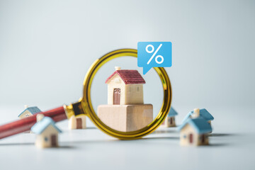Property management concept. Real estate investment. Planning estate business. Housing market agent.
